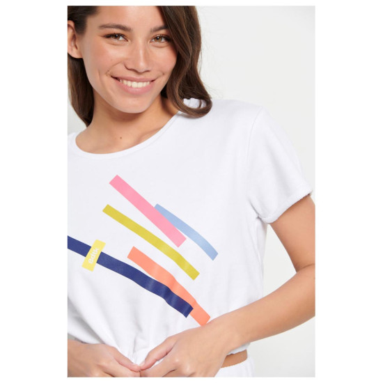 Bodytalk Γυναικεία κοντομάνικη μπλούζα Cropped Bodytalk Γυναικεία κοντομάνικη μπλούζα Cropped